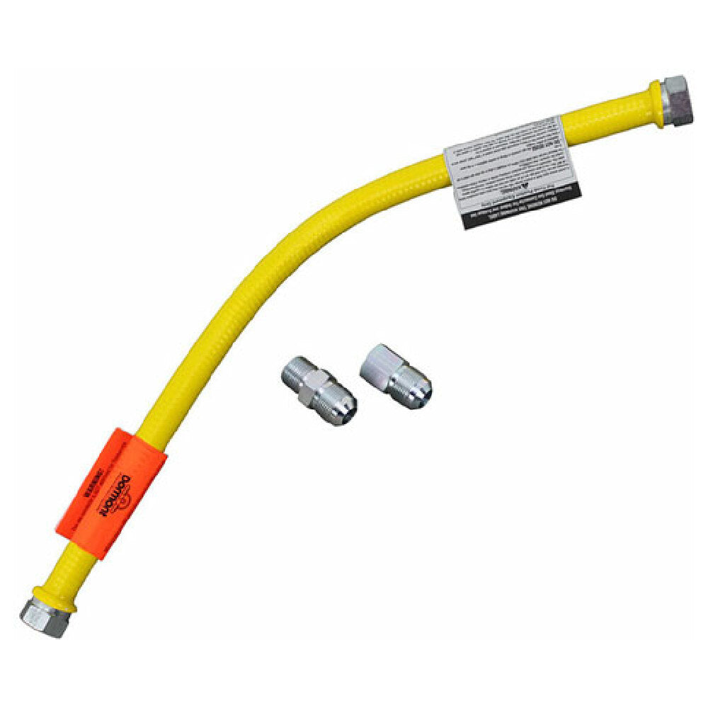 Dormont 1675N(PFS)24 Coated Gas Connector 3/4" Mpt X 24"