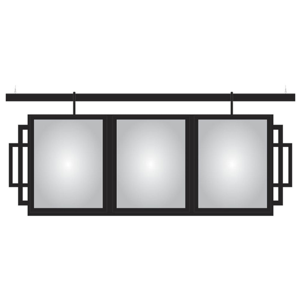 Hubert 44191 - Menu Board, 3-pocket, Hanging