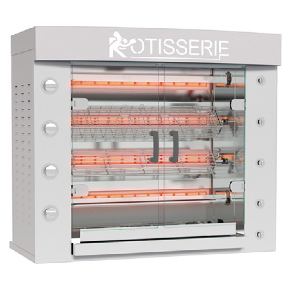 Rotisol FB1160-4G-SS_LP FlamBoyant Infrared Rotisserie Oven Gas Countertop