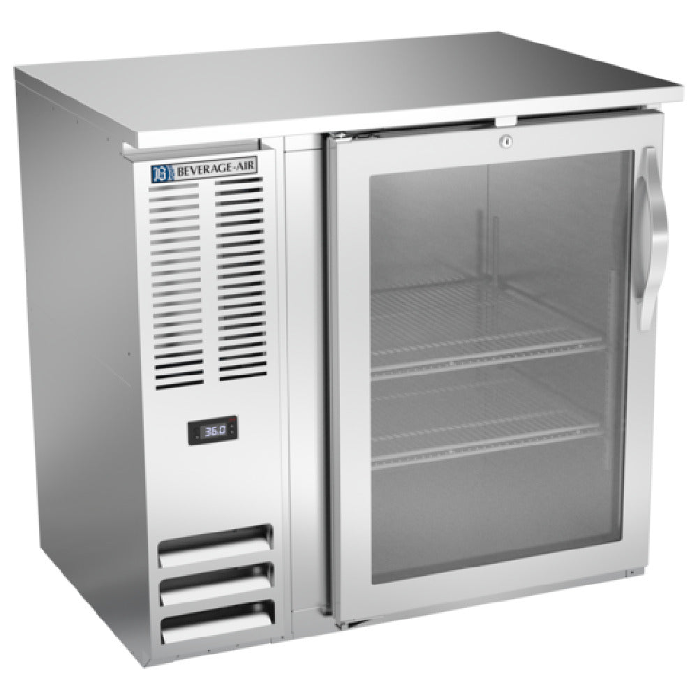 Beverage Air BBN36HC-FG-S - Refrigerated Food Rated Back Bar Storage Cabinet, One-section