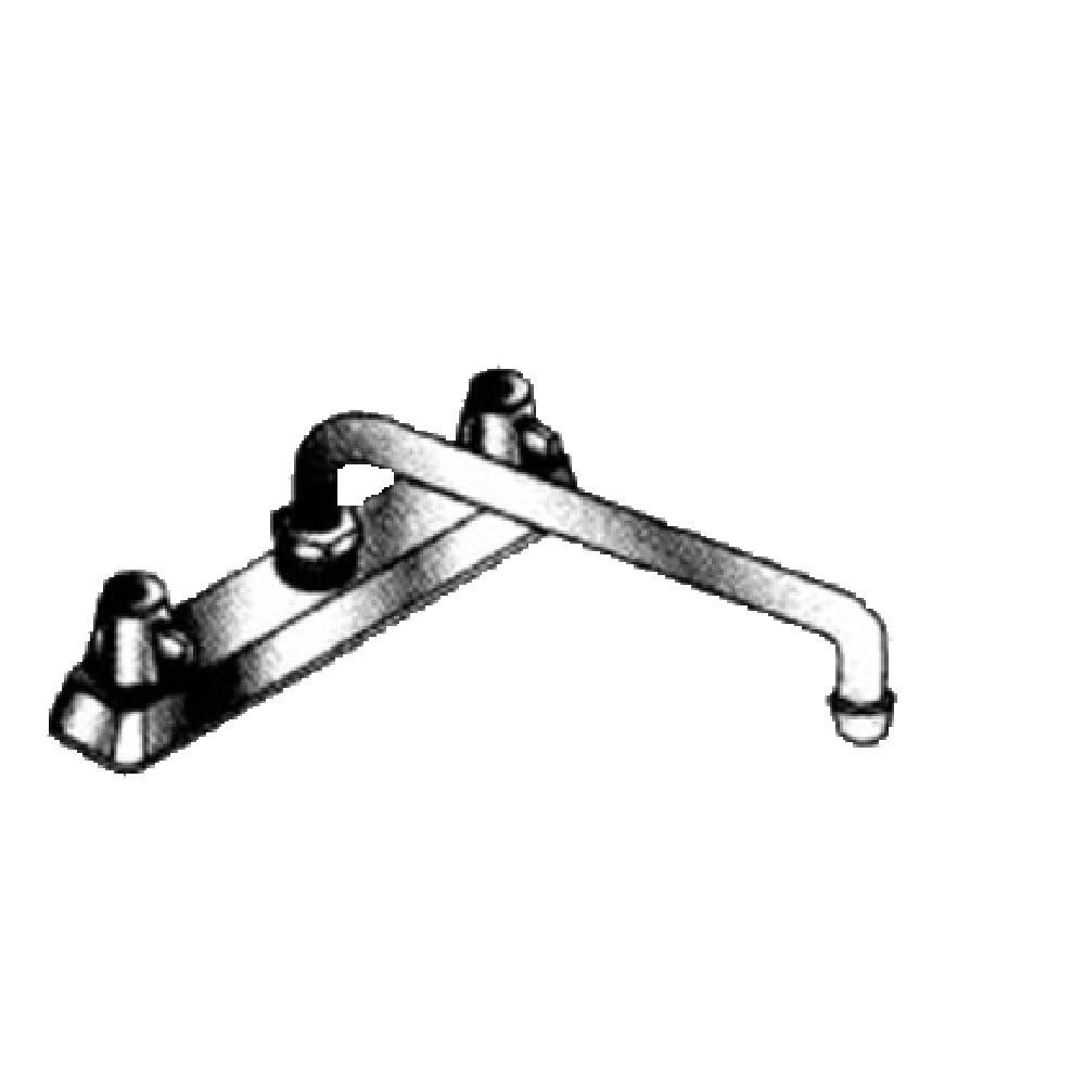 SPG USF-12-D - Universal Stainless Standard Duty Faucet, Deck-mounted, 12" Long
