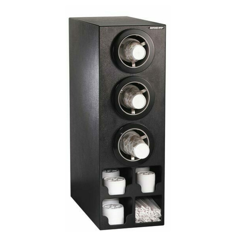 Dispense-Rite CTC-M-3BT - Cup Dispensing Cabinet, Adjustable, (3) ADJ-2F