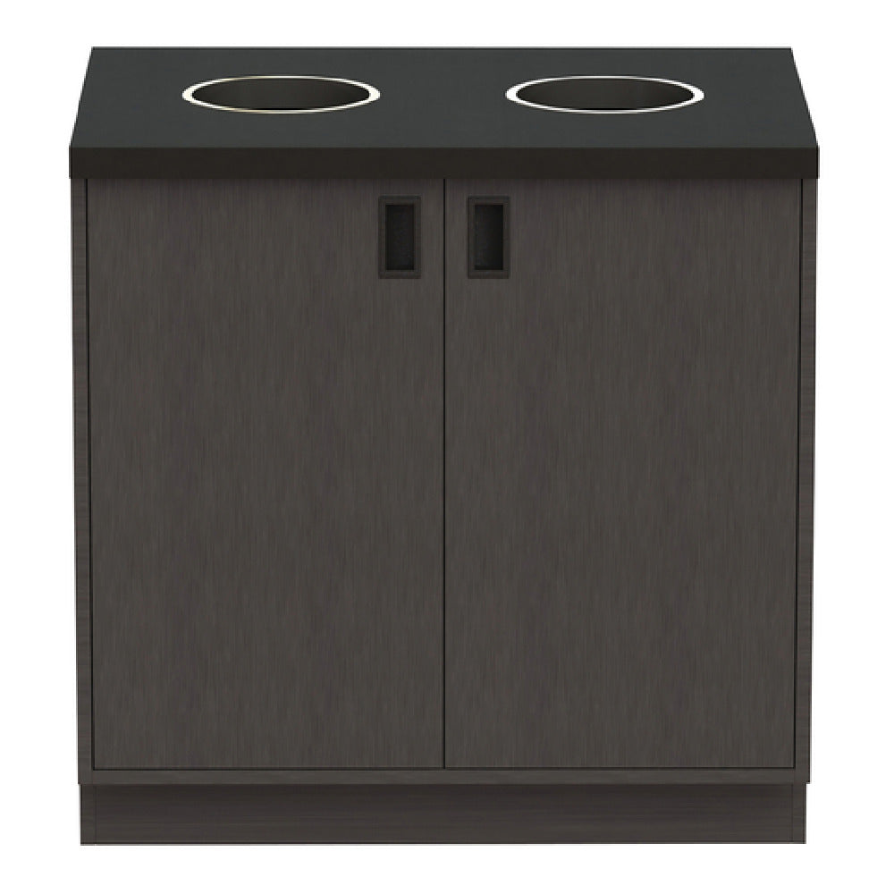 Hubert 45848 - Expressly Hubert® Micro Market Trash Bin, 36"W X 26 3/4"D X 36"H