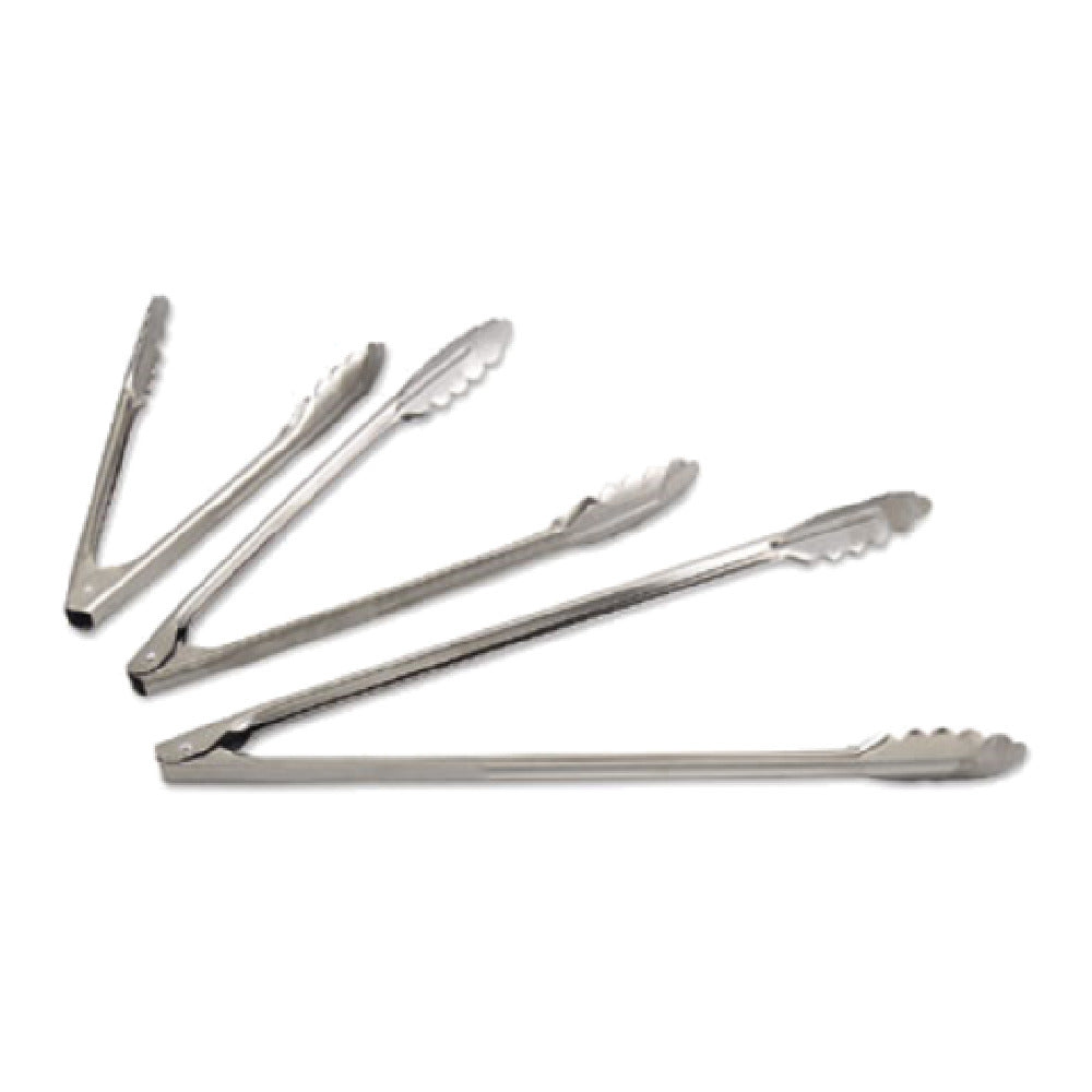 Alegacy Foodservice Products 8512 E™ Economy Spring Tongs 12"L Scalloped Edge