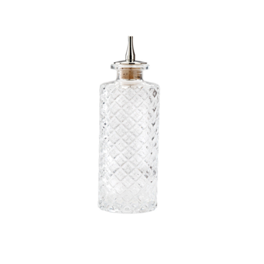 Mercer Culinary M37172 Barfly® Bitters Bottle 5.1 Oz. (150 Ml.) Cut Glass Styling