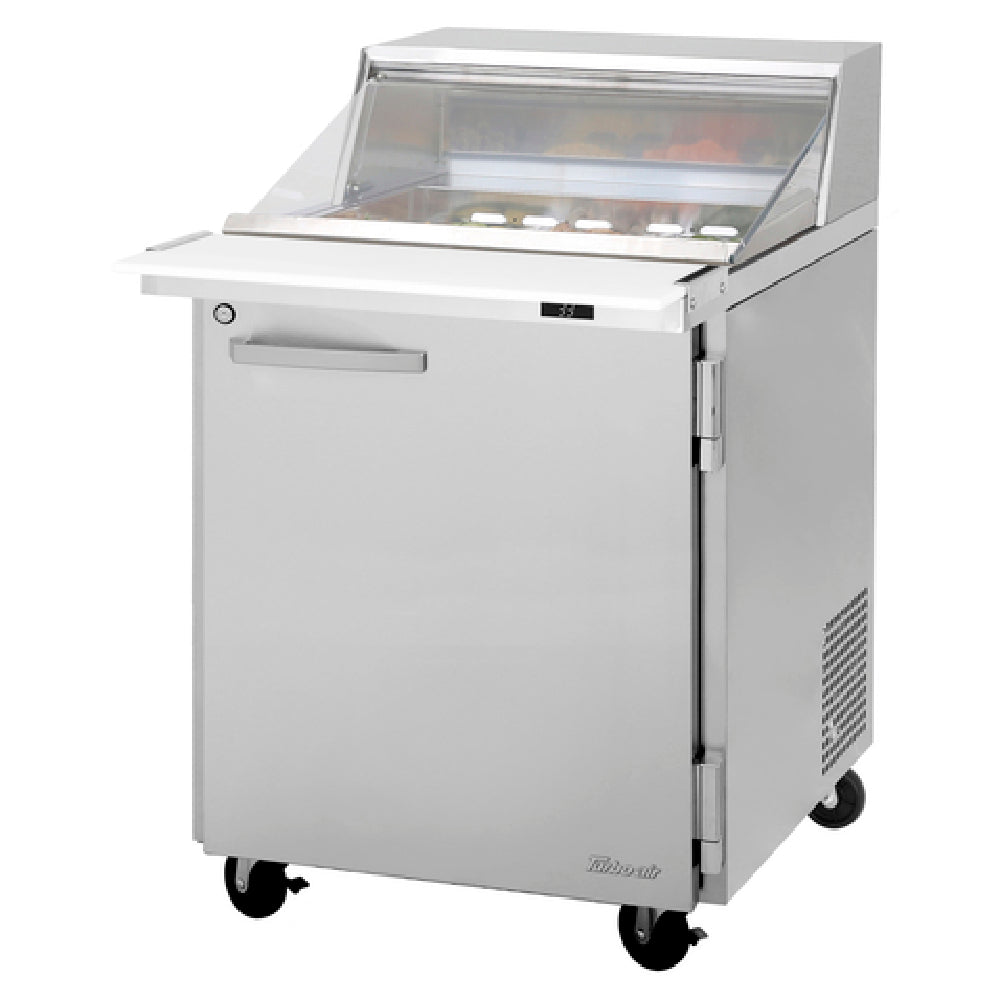 Turbo Air PST-28-12-N-CL PRO Series Mega Top Sandwich/Salad Prep Table With Clear Lid