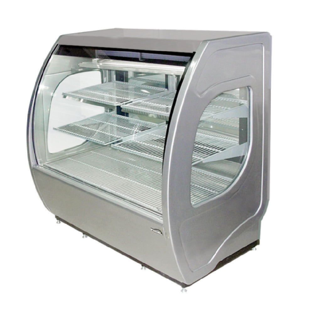 Howard-McCray ELITE-4-DC-HC-G Elite Series Refrigerated Bakery Display Case Curved Front Glass