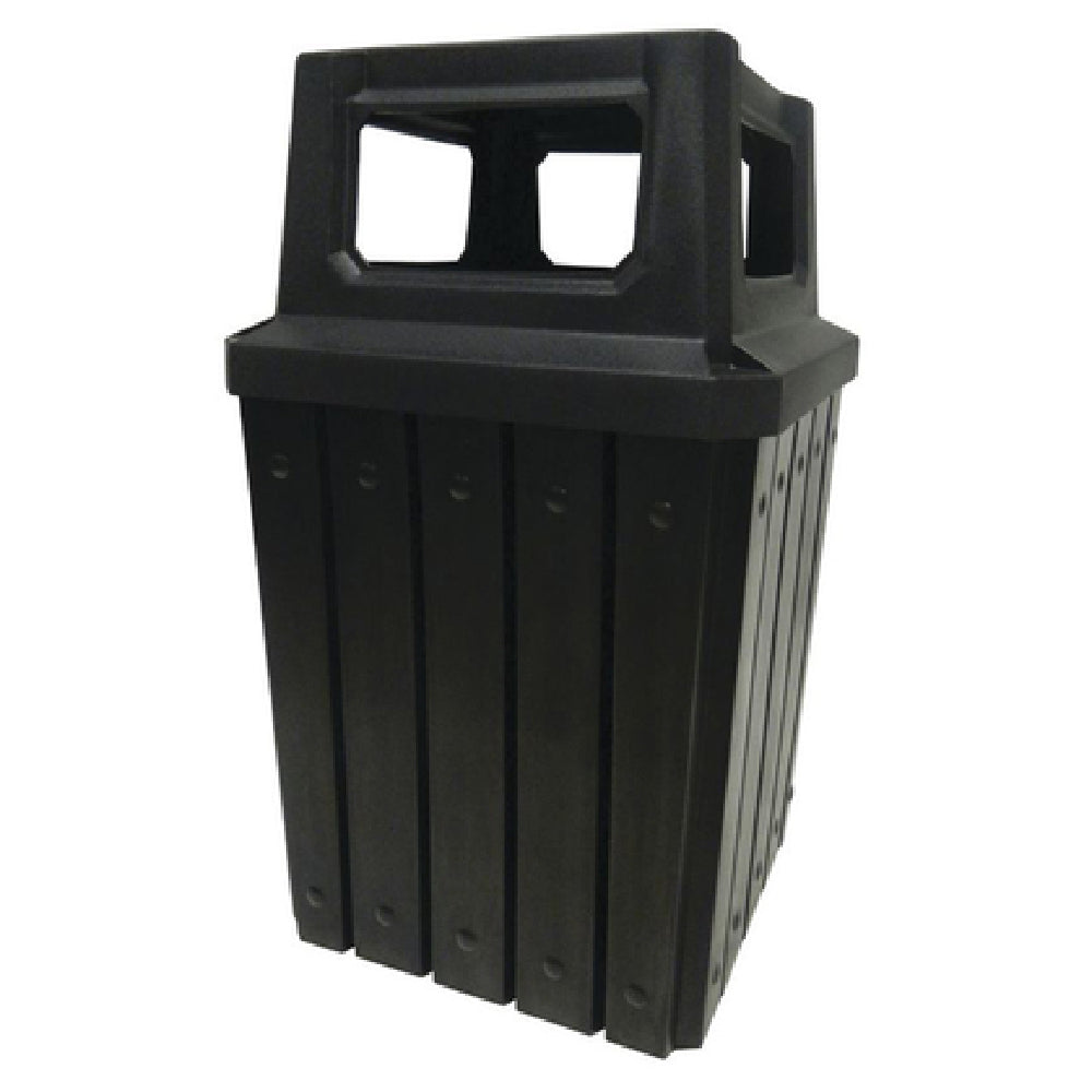 Hubert 52721 - Trash Receptacle, 52 Gallon, 23-1/2" X 23-1/2" X 29"H