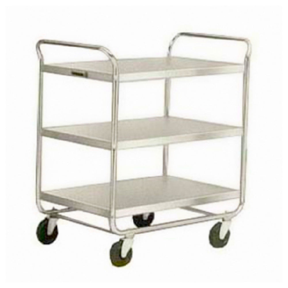 Lakeside 493 Utility Cart 3-shelf With 36"W X 23"D X 40-1/8"H Shelf Size 33"W X 21"D