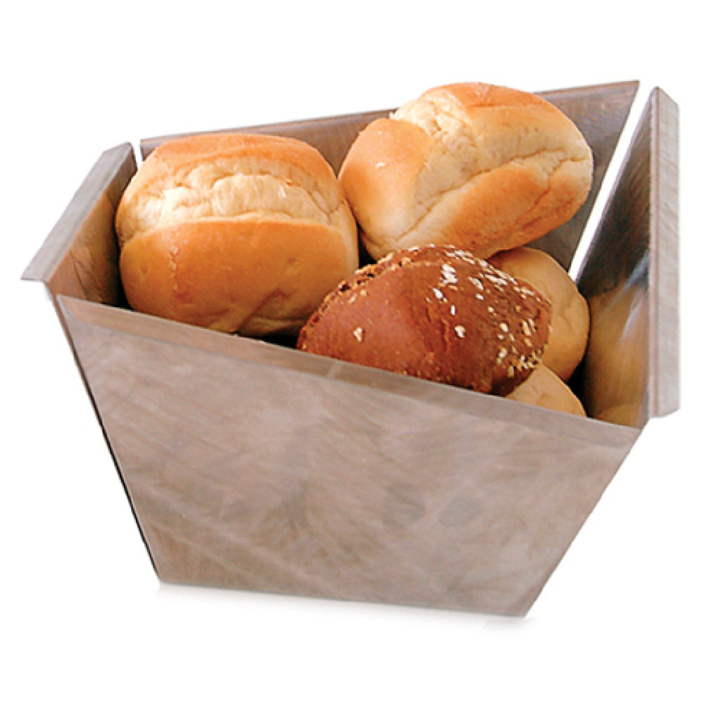 Orion Trading & Design SS54(RS) Bread Basket 6" X 6" X 4-1/4"H Small