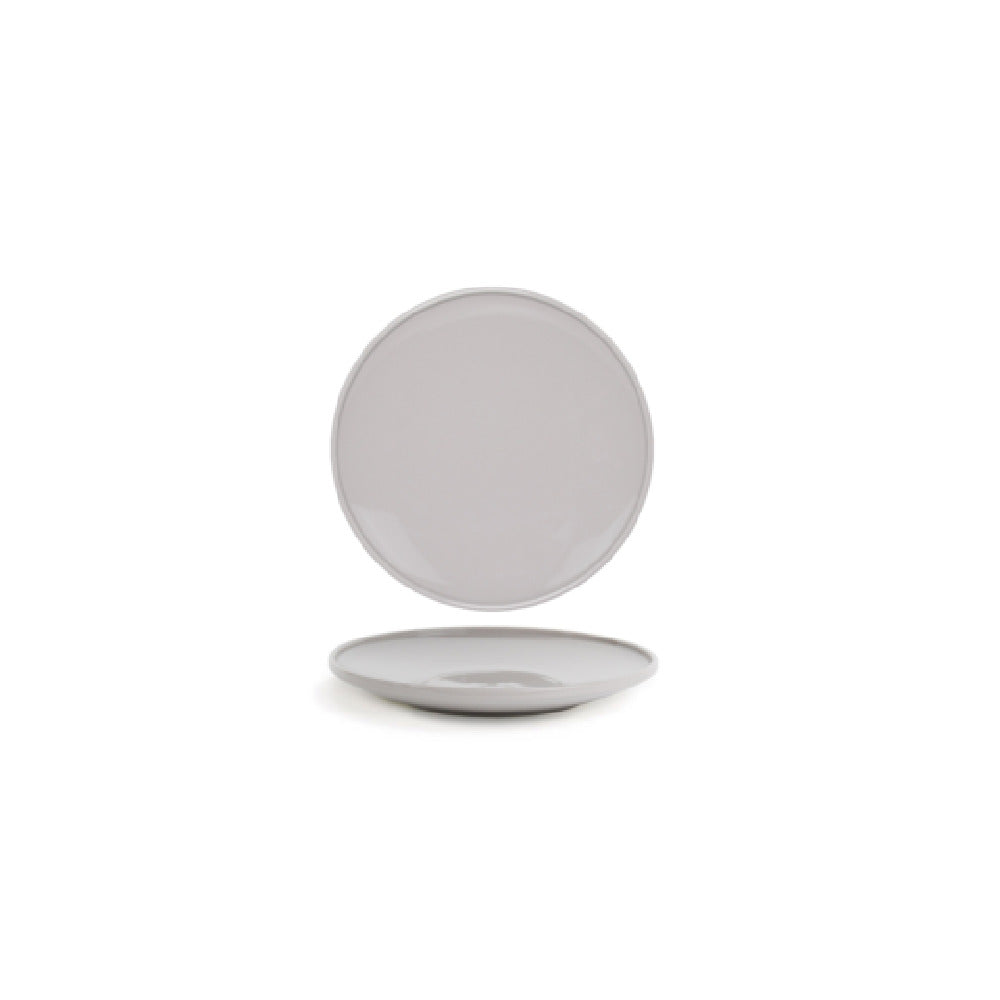 FOH DSP047GYP22 Bevel Plate 7.5" X 7.5" X 1"H Round