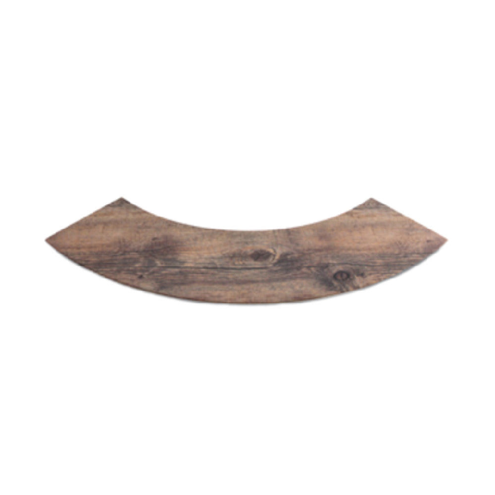 Elite Global Solutions M521QR-DW Melamine Meta Riser 21" X 5" X 5/8" H Quarter Circle