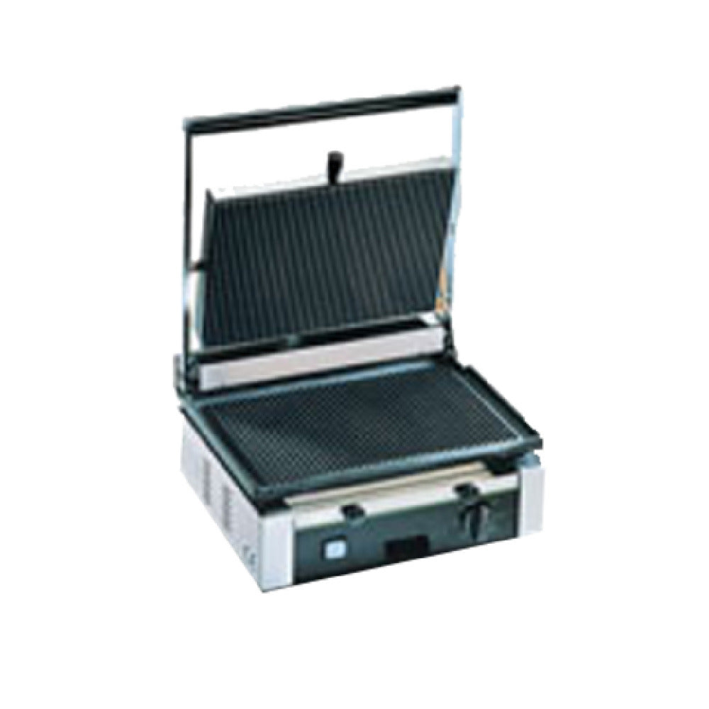 Eurodib CORT-R-220 Eurodib Panini Grill Single Ribbed Top & Bottom