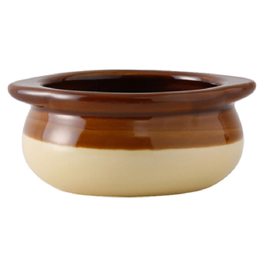 Tuxton B6S-1203 Onion Soup Crock 12 Oz. 5-1/8" X 4-3/8" X 2-1/4"H