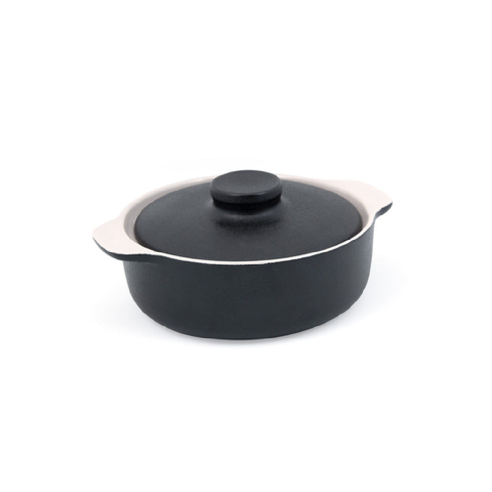 FOH DBO132BKC21 Kiln® Ovenware Dish 21 Oz. 8" X 6-1/4" X 2-1/4"