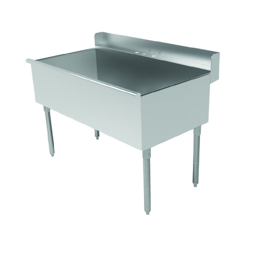 Advance Tabco 4-41-48D Square Corner Scullery Sink 1-compartment 48"W X 24"D Front-to-back X 14" Deep Sink Compartment