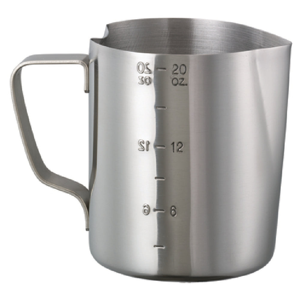 Service Ideas FROTH206 Frothing Pitcher 0.6 Liter (20 Oz.) 3-1/2" X 5-1/2" X 4-1/4"
