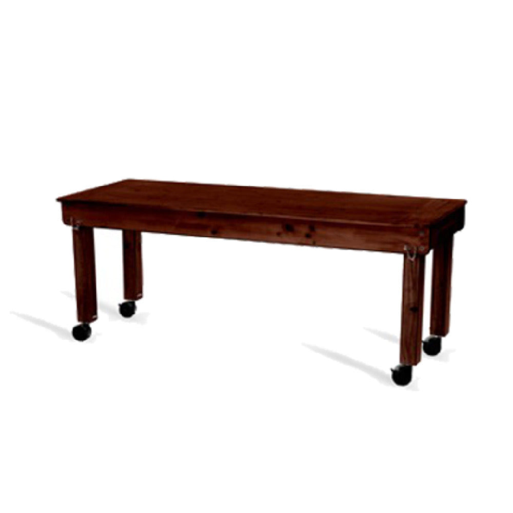 Forbes Industries 7010-MH Deluxe Catering Table 7-ft. L Solid Wood Construction