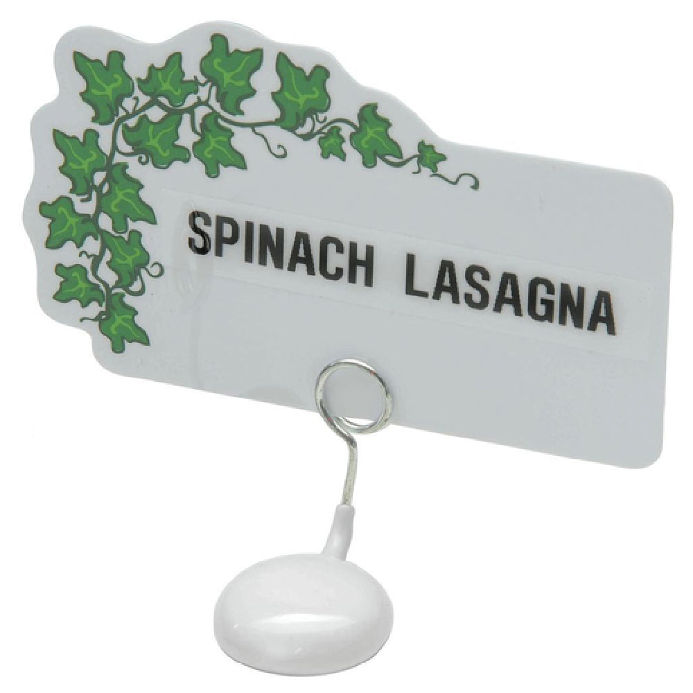 Hubert 59884 - Tag Holder, 1" Dia., Teardrop