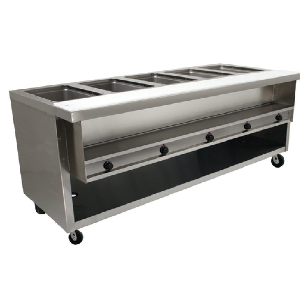 Advance Tabco HDSW-5-240-BS - Heavy Duty Sealed Well Hot Food Table, Electric, 77-3/4"W X 35-3/4"D X 35-1/2"H