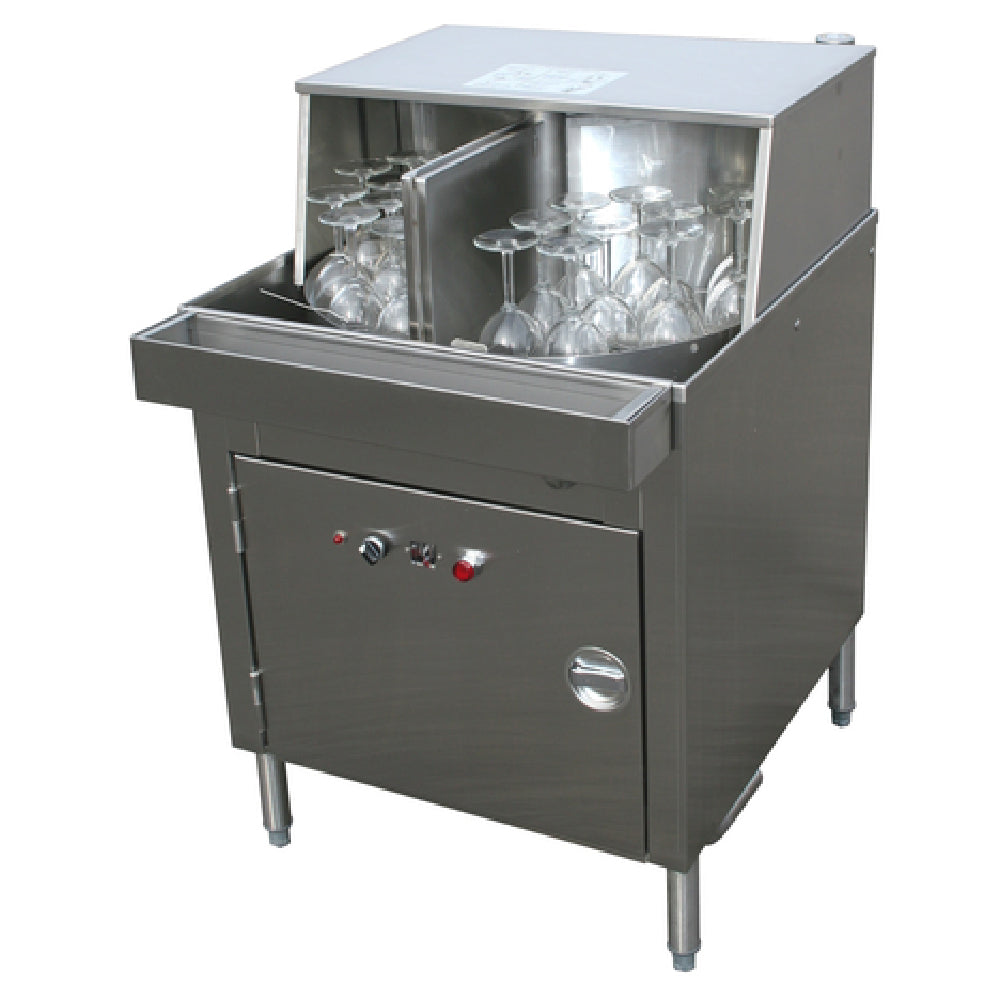 American Dish Service ASQII Glasswasher Under Bar Carousel Type