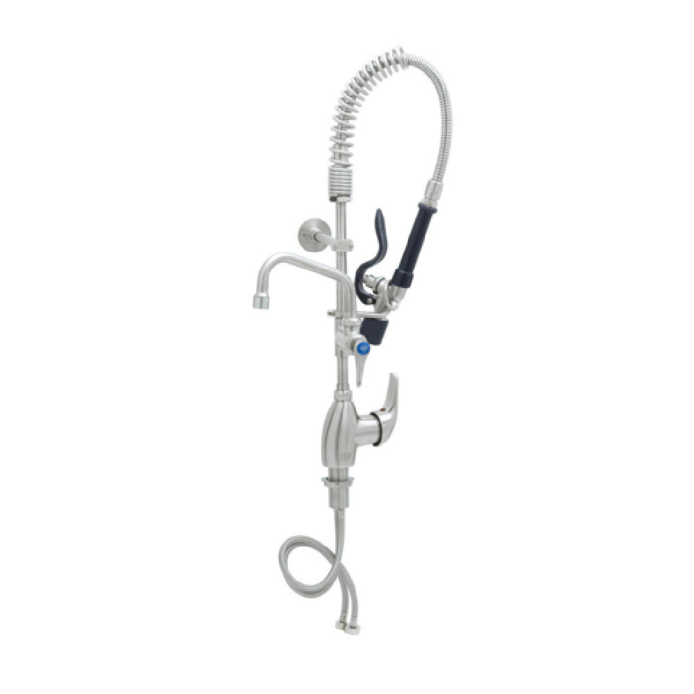 T&S Brass SMPM-2LSN-06 Mini Pre-Rinse Unit Single Hole Deck Mount Single Lever Faucet