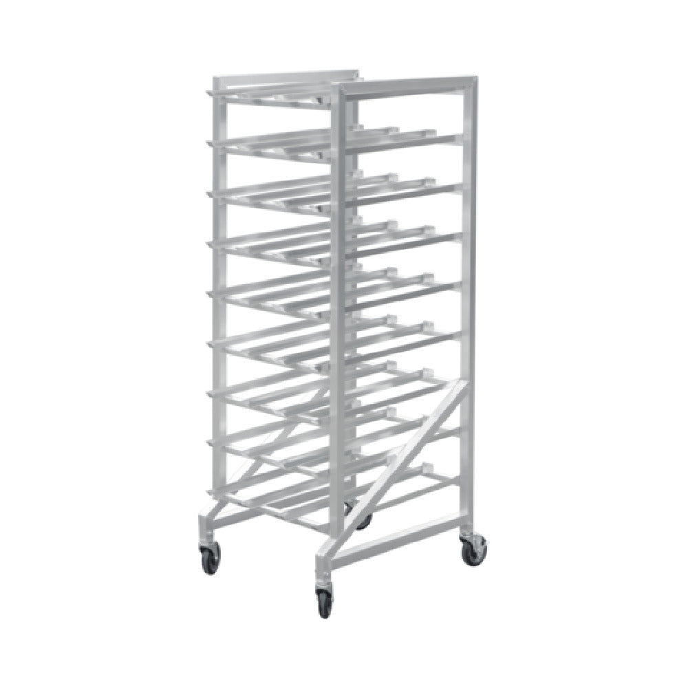 Hubert 32L-040 - Mobile Can Rack, Full Size Fully Welded, Fits #5/10 Cans