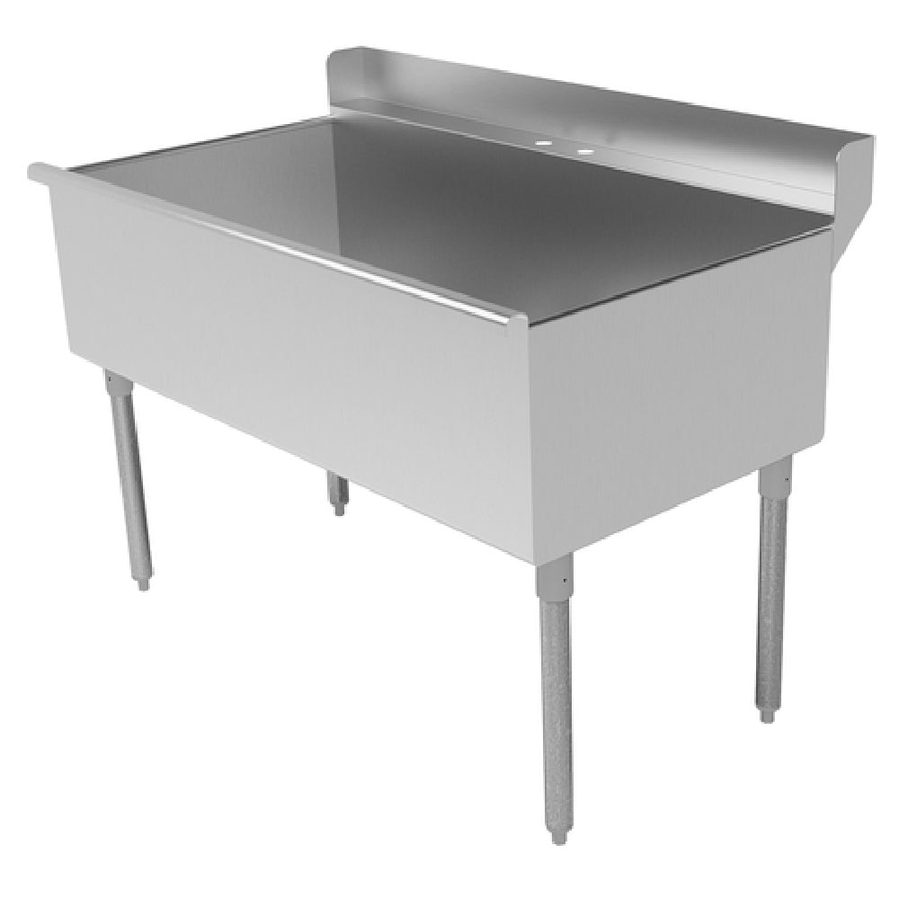 Advance Tabco 4-41-48D Square Corner Scullery Sink 1-compartment 48"W X 24"D Front-to-back X 14" Deep Sink Compartment