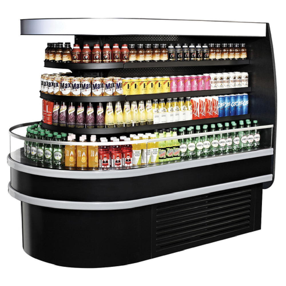Turbo Air TIOM-36RSB-N Island Display Self-Serve Refrigerated Merchandiser 20 Cu. Ft. Capacity