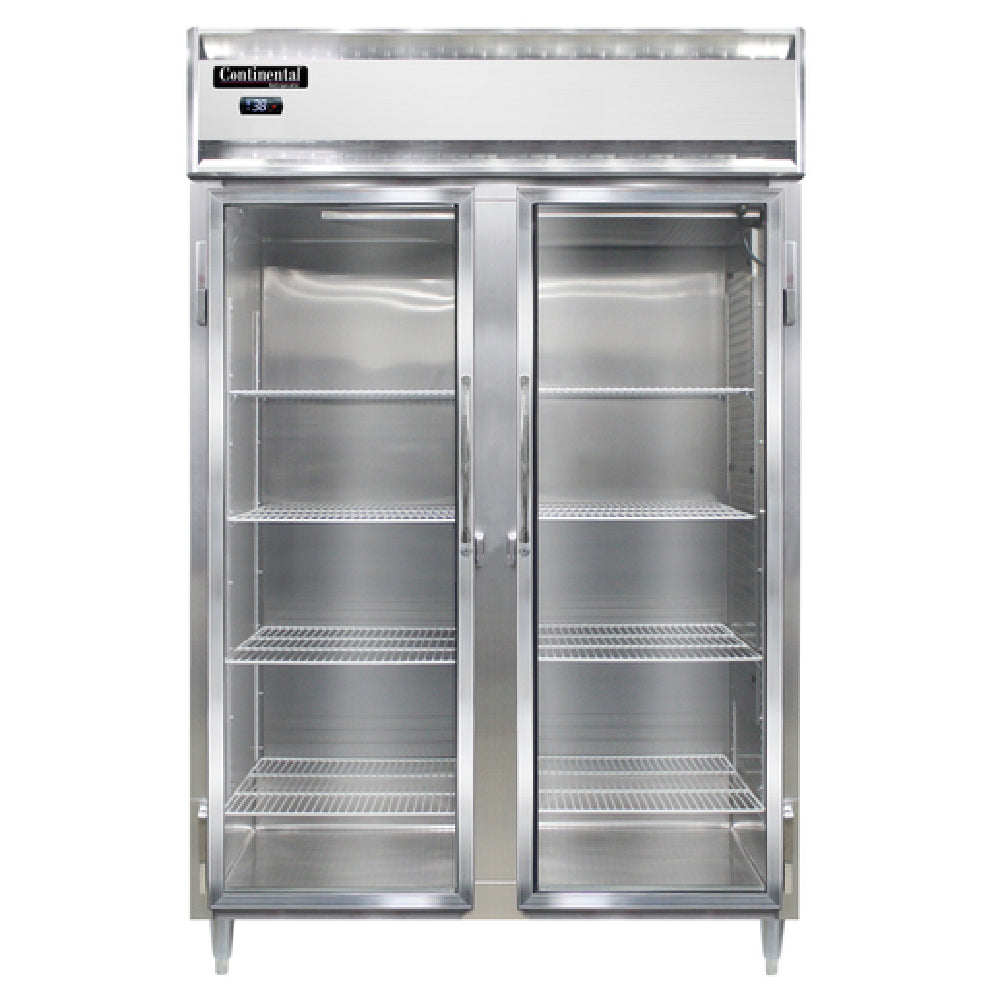 Continental Refrigerator D2RNSAGD Designer Line Refrigerator Reach-in Two-section