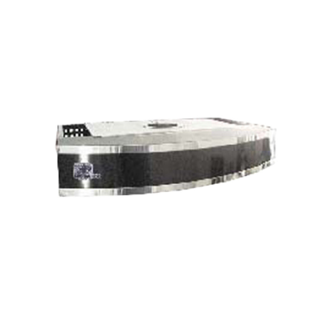 Rotisol 1375TPL Decorative Roof 54-1/4" W LUX Finish- Full-body Finish In Black Porcelain Enamel With Chrome Or Brass Trim (5% Surcharge For Other Colors From The Rotisol Chart)