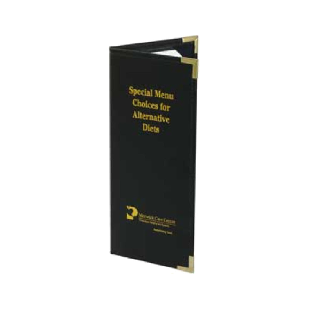 Menu Solutions ED405B Menu Cover Holds 5-1/2" X 11" Sheet Insert Single Panel With 1 View