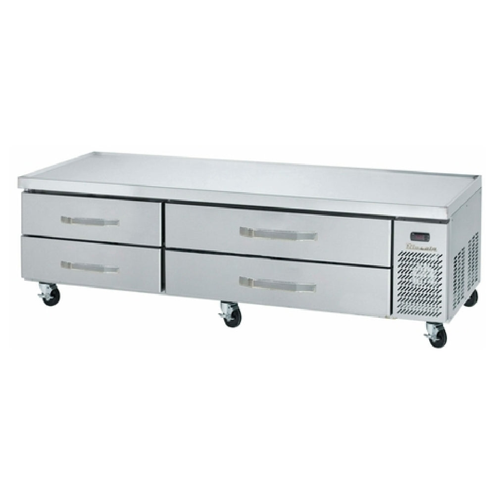Blue Air BACB86M-HC - Refrigerated Chef Base Equipment Stand, 86-1/4"W, Side-mounted Self-contained Refrigeration
