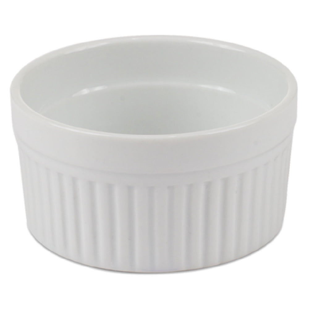JB Prince R435 3.75 Ramekin 6 Oz. 3-3/4" Dia. X 2"H