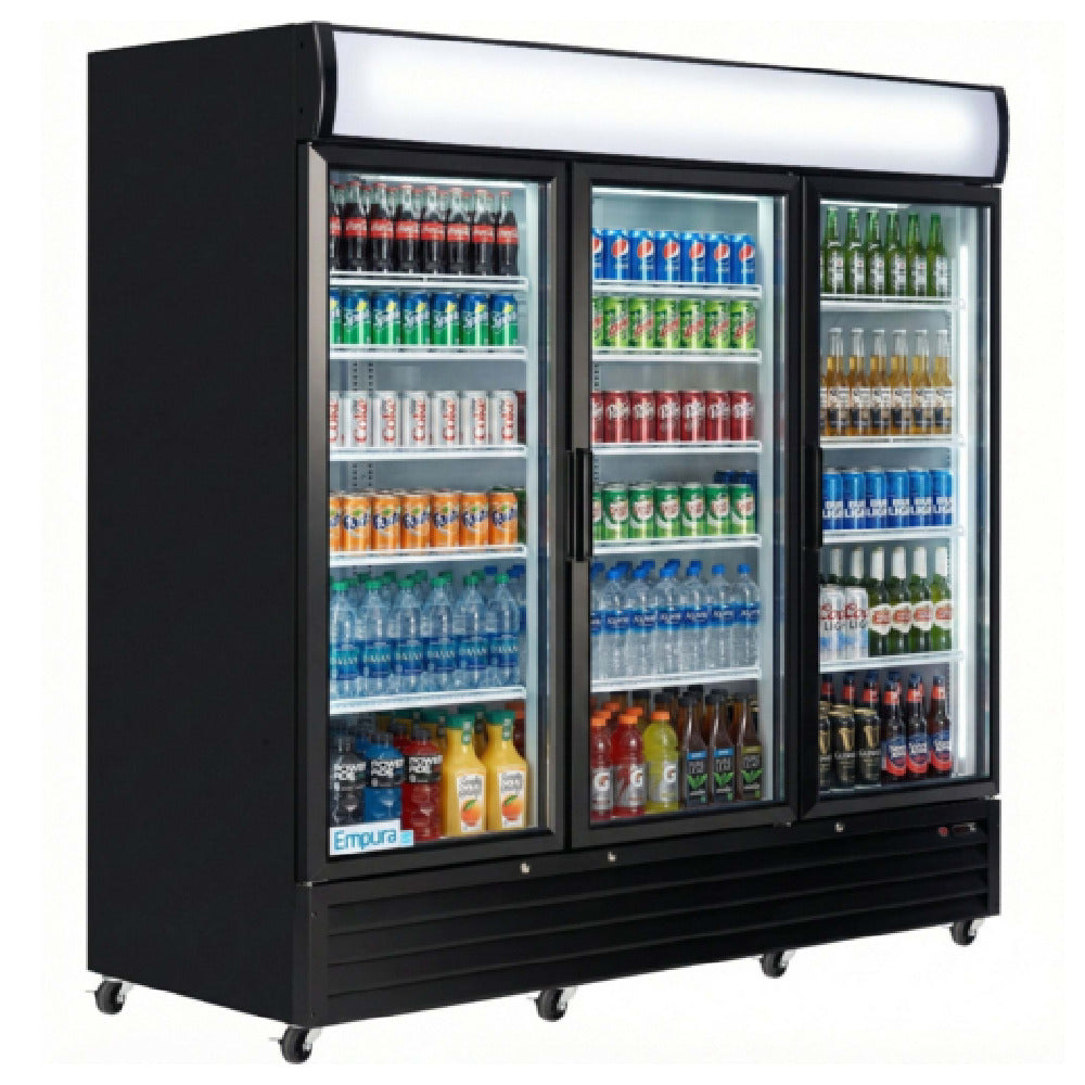 Empura EGM-75B - Refrigerated Merchandiser, 78.15"W X 32.28"D X 81.02"H, 66.6 Cu. Ft. Capacity