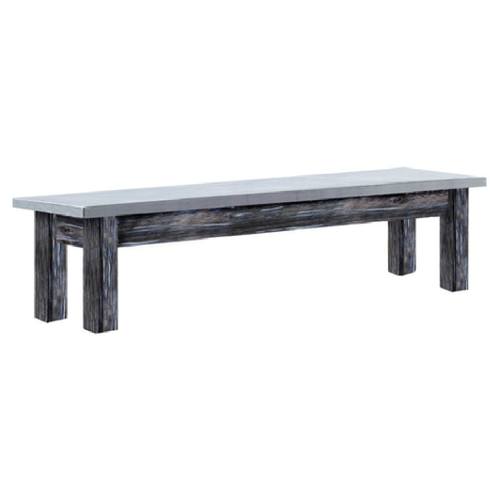 Hubert 31288 - Table, 38" X 10" X 10-1/2"H, Rectangular