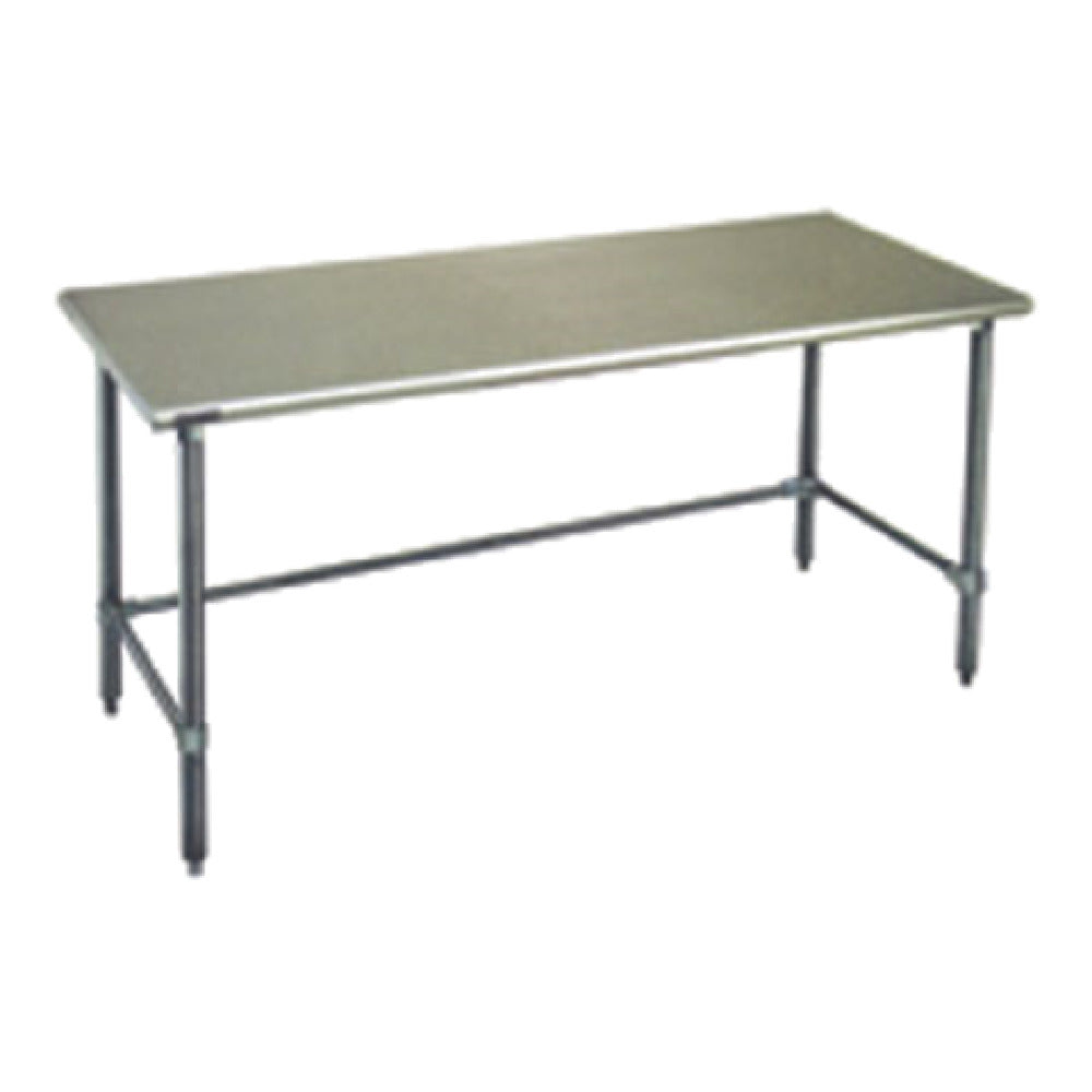 Eagle T48144GTE Spec-Master® Series Work Table 144"W X 48"D 14/300 Series Stainless Steel Top