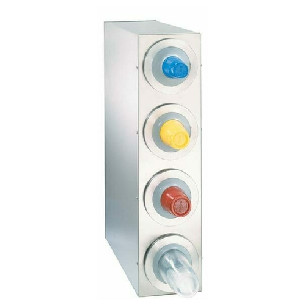 Dispense-Rite BFL-R-4SS - Cup Dispensing Cabinet, 32-1/2"H X 8-1/8"W X 23"D, Interchangeable Gasket