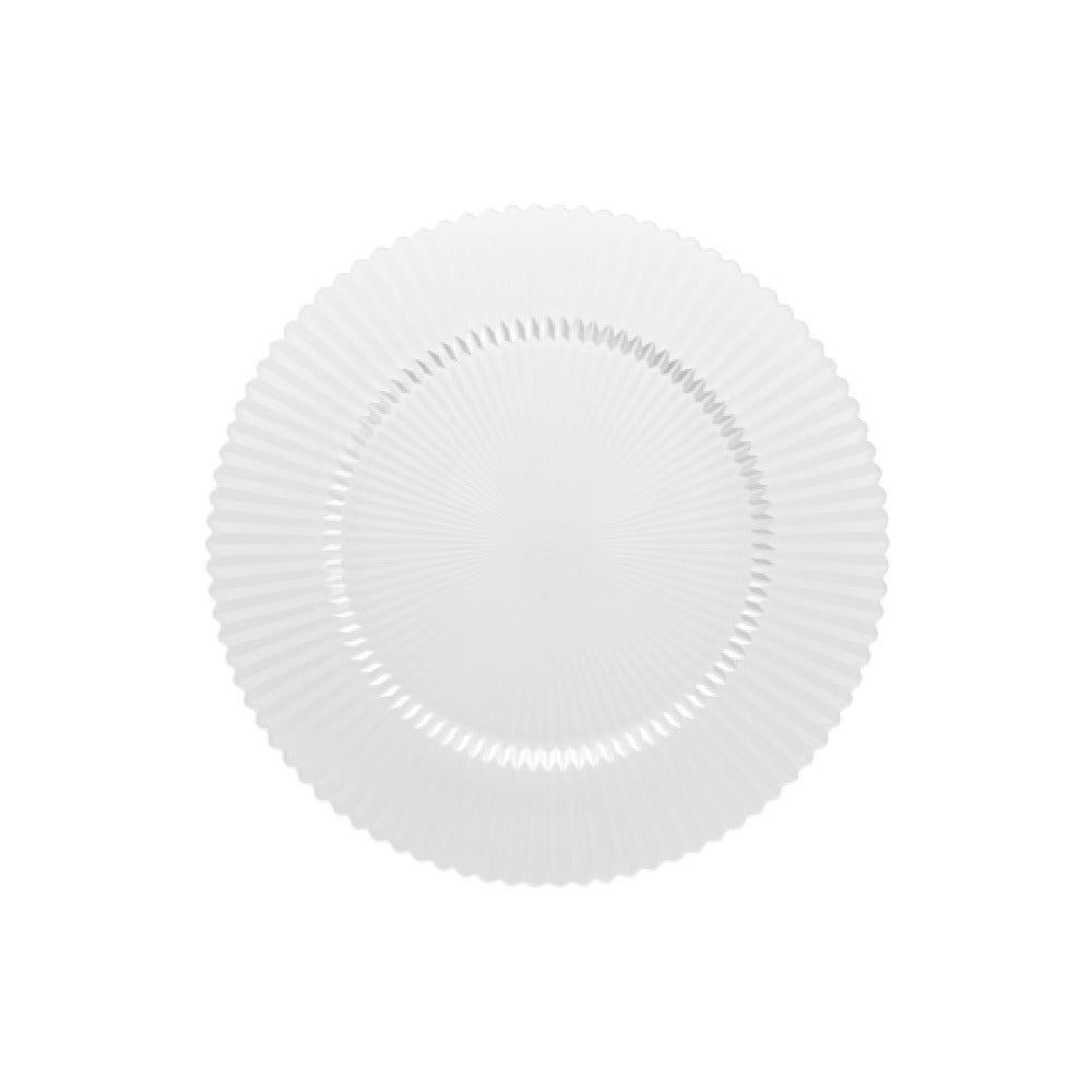 Fortessa ARCHIE.CL.13 Archie Clear Glass Charger Plate 12.8" Dia. Dishwasher Safe (12 Each Per Case)