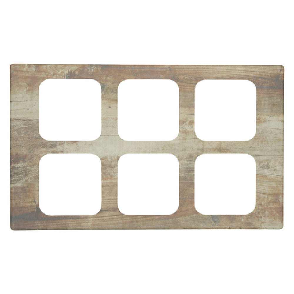 Hubert 94191 - Cold Tile, For 1/6-size Contemporary & Curveware Pans, 6-compartment