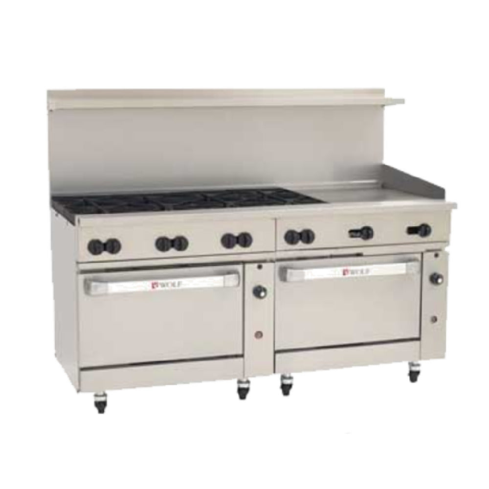 Wolf C72CC-8B24GT_NAT Challenger XL™ Restaurant Range 72" Gas