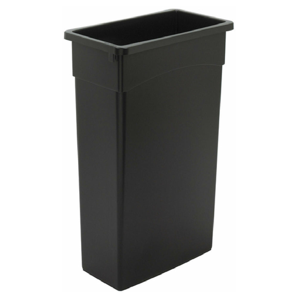 Royal CCP 8322BK - Wall Hugger™ Trash Can, 23 Gallon, Rectangular