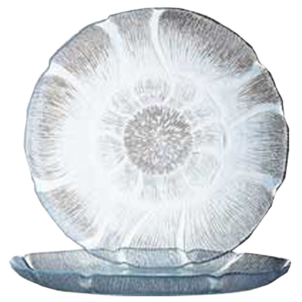 Arc Cardinal J0232 Arcoroc Fleur Plate (D:7.5'') Soda Lime Glass
