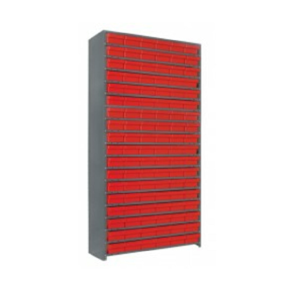 Quantum CL1275-401_BLUE - Shelving Unit, 12"D X 36"L X 75"H, Heavy Duty
