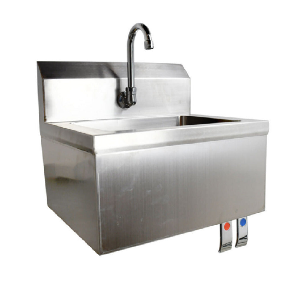 Omcan 46319 (46319) Hand Sink With Knee Valve Assembly 10" X 14" X 5" Bowl