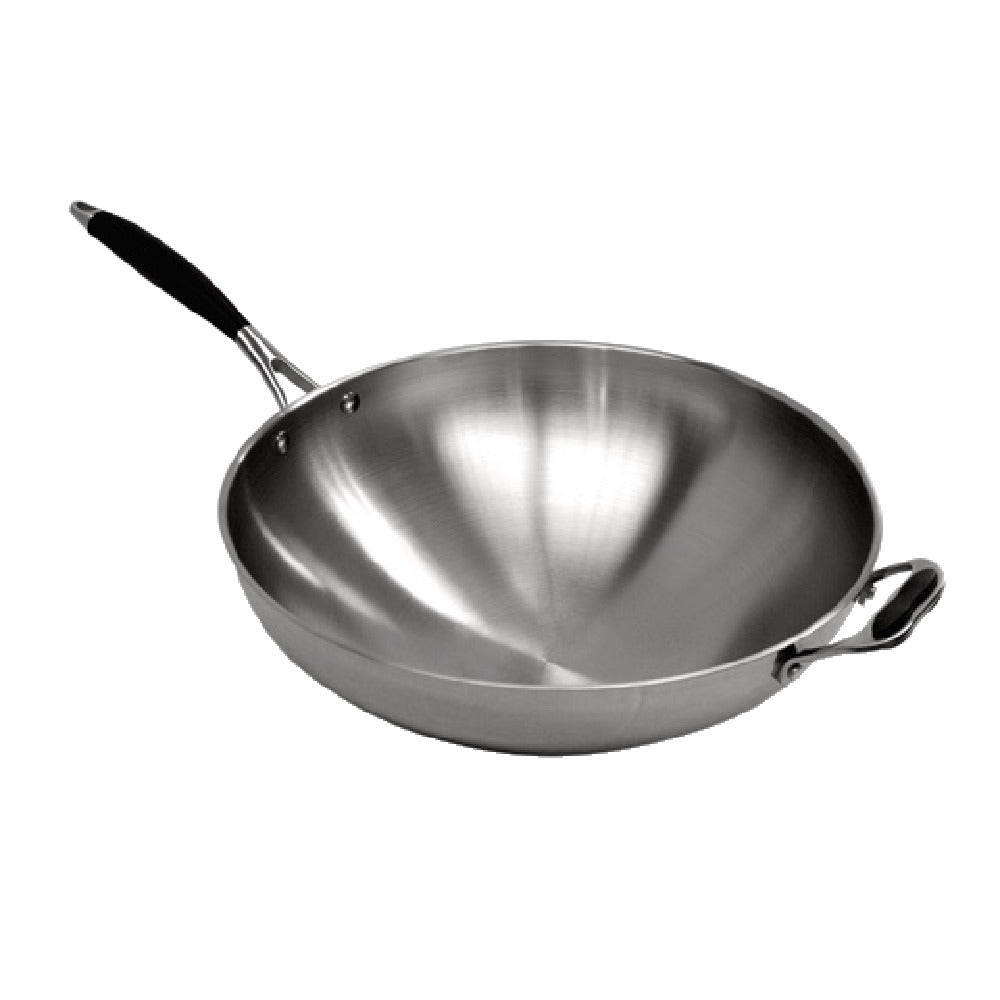 CookTek (Middleby) CT-103871 - (14WOKSS) Wok, 14", Rubber Handle