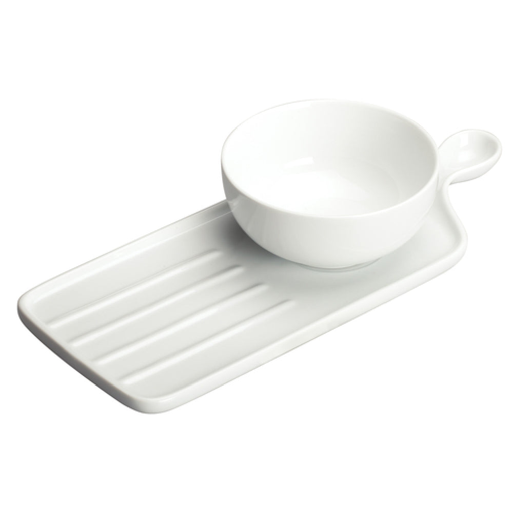 Winco WDP016-103 Soup & Sandwich Set 11-5/8" X 4-3/4" O.A. Includes: (1) Sandwich Plate And (1) 9 Oz.