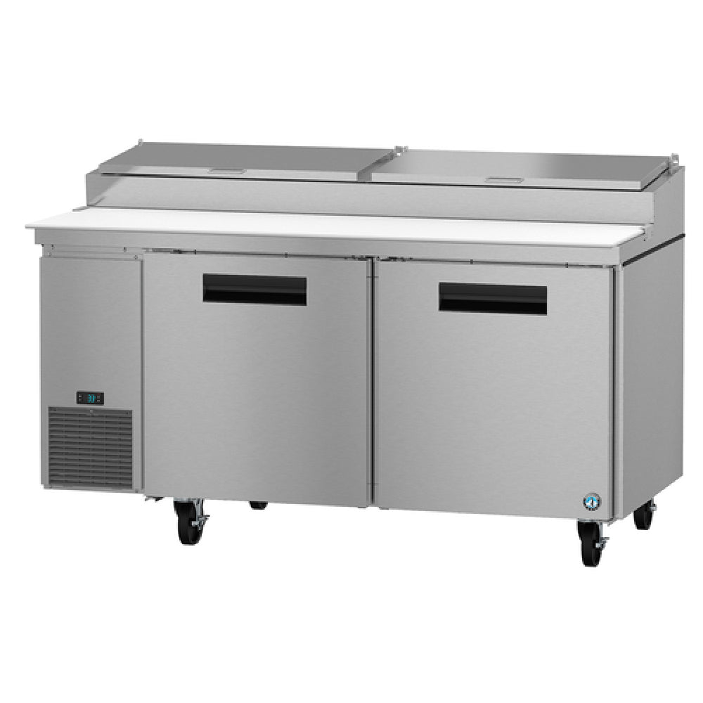 Hoshizaki PR67A Steelheart Series Pizza Prep Table Reach-in Two-section