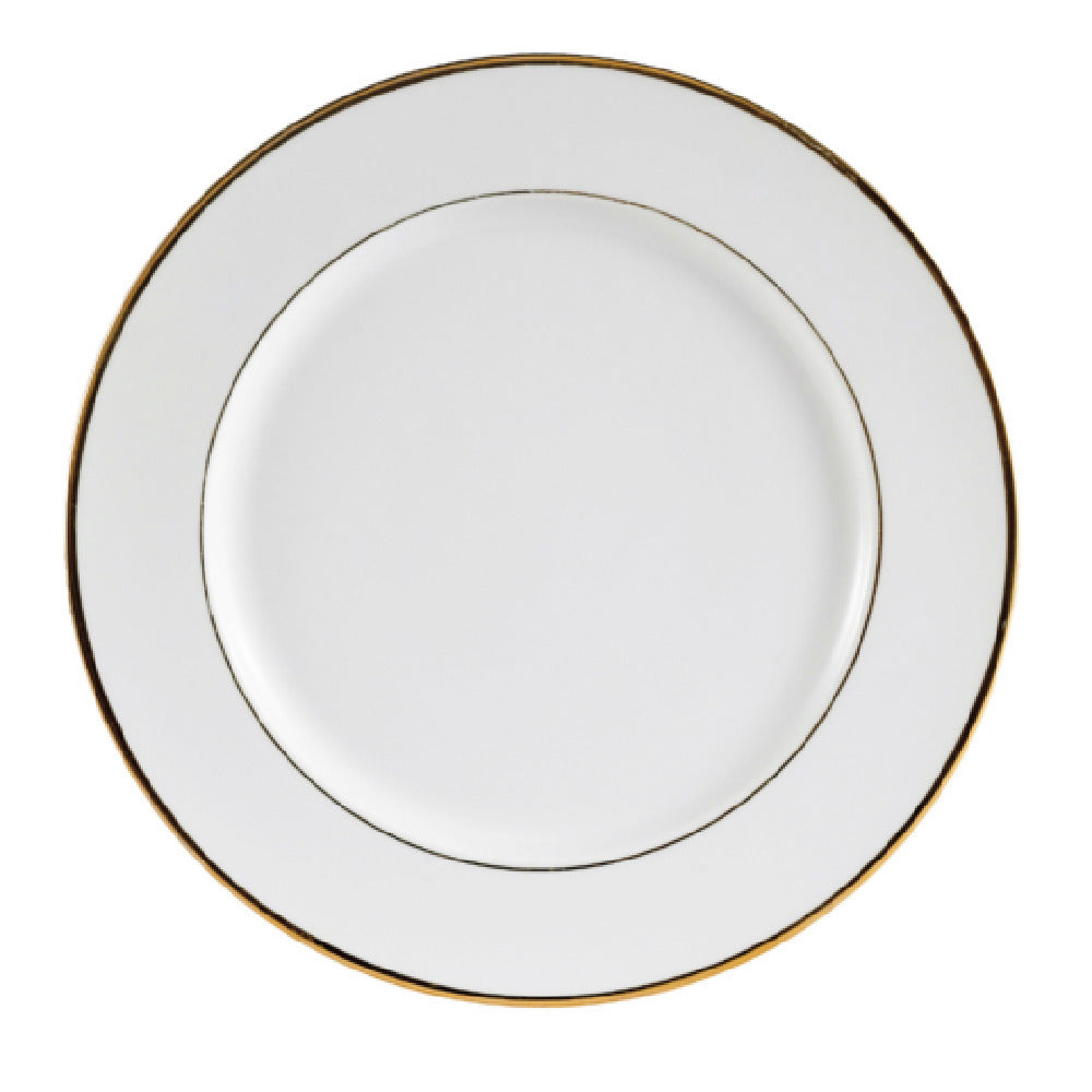 CAC China GRY-21 Golden Royal Plate 12" Dia. X 1"H Round