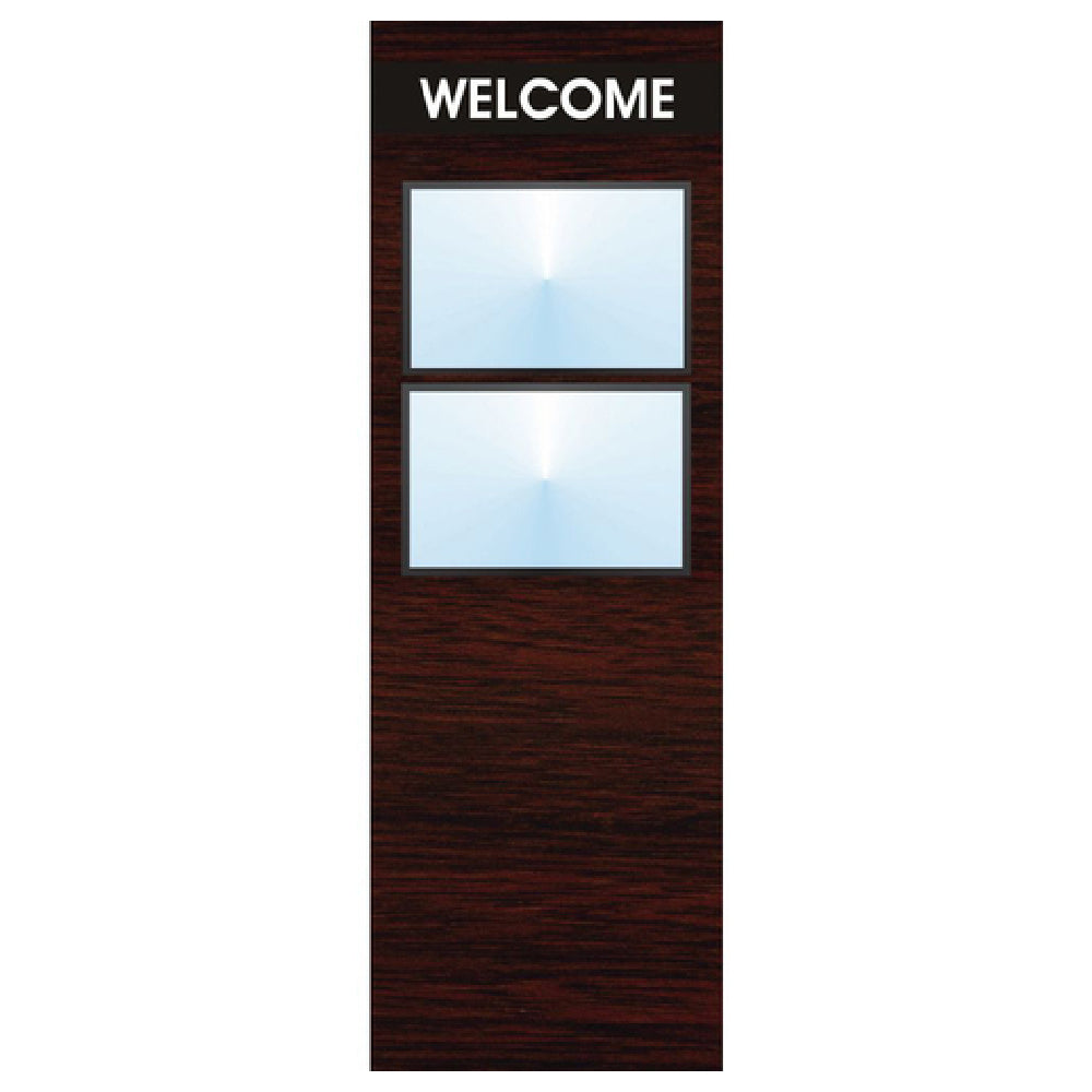 Hubert 36442 - Menu Board, 2-pocket, Floor Stand